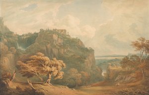 A View of Tivoli Looking Towards Rome by John Warwick Smith